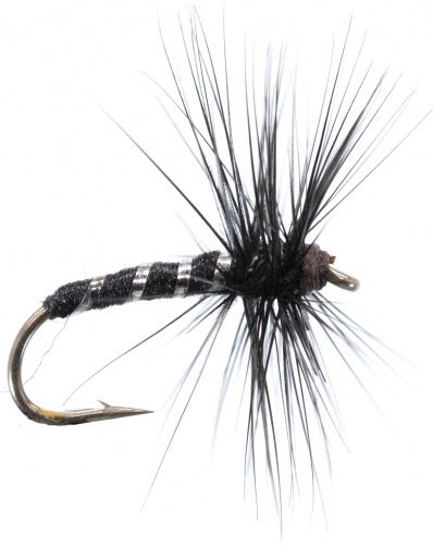 The Essential Fly Black Midge Dry Fishing Fly
